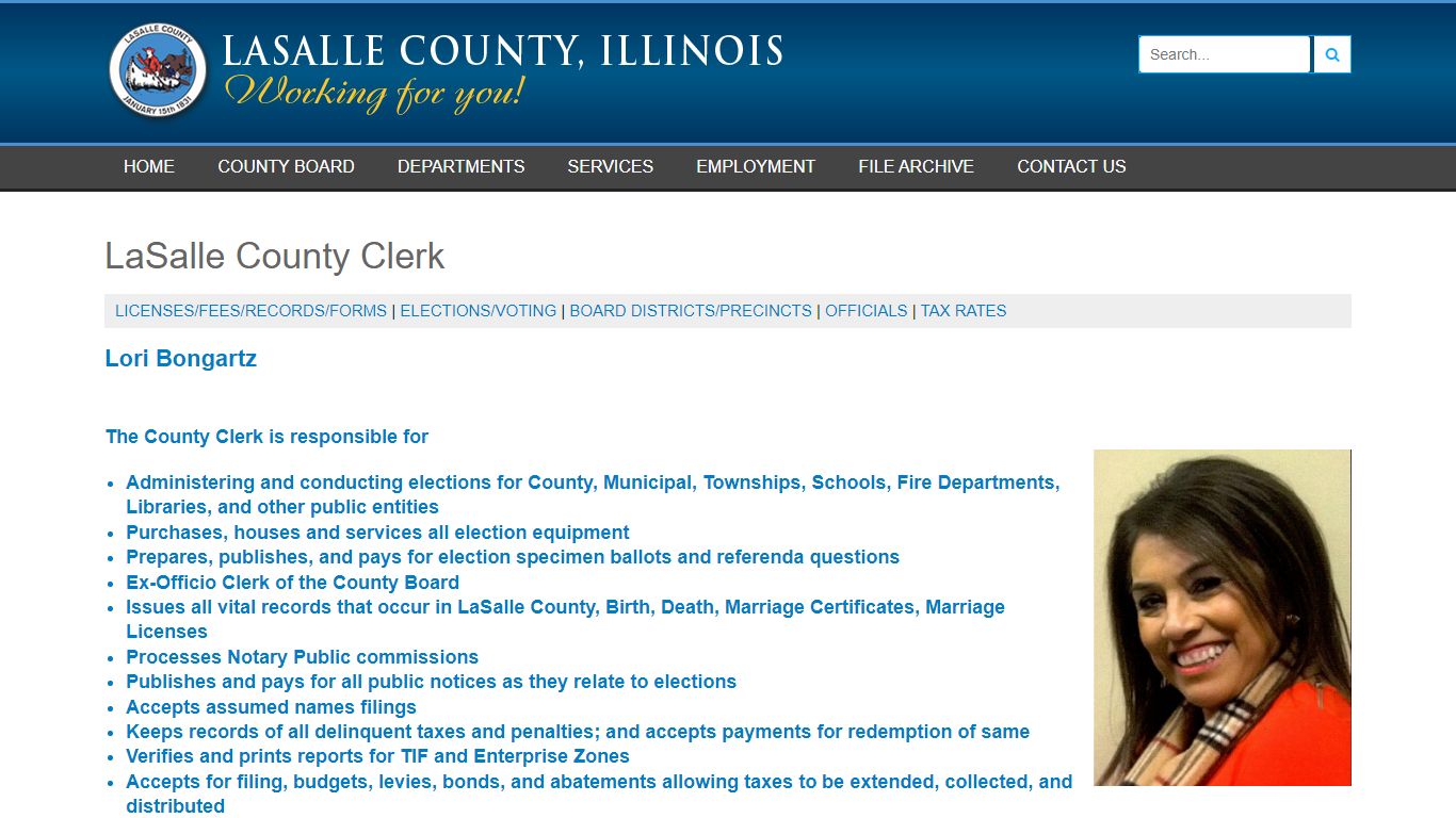 LaSalle County Clerk - Lasalle County Illinois